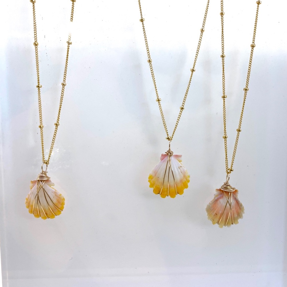 Sunrise shell necklace